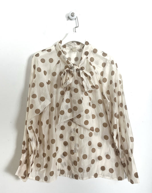 Camicia a Pois in Lyocell ⬛️