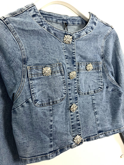 Giubbino Jeans Cropped ⬛️