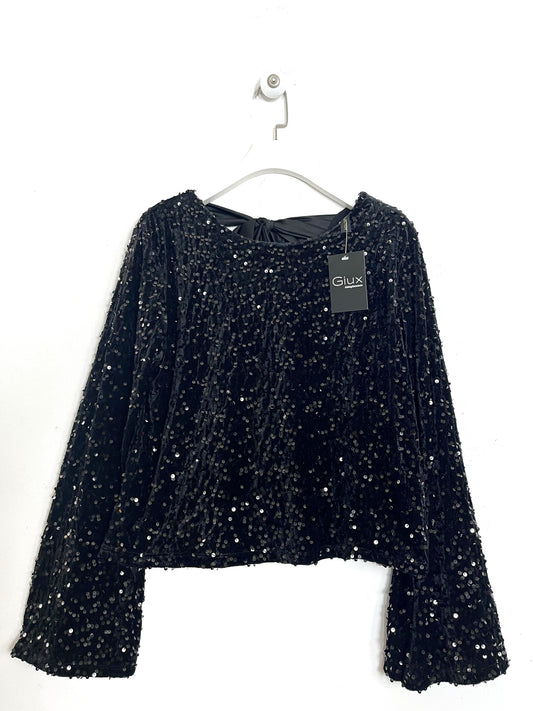 Blusa Fiocco Paillets ⚫️