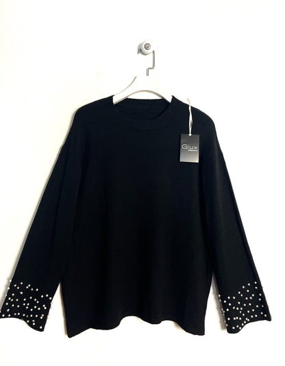 Maglia Perle e Strass ⚫️