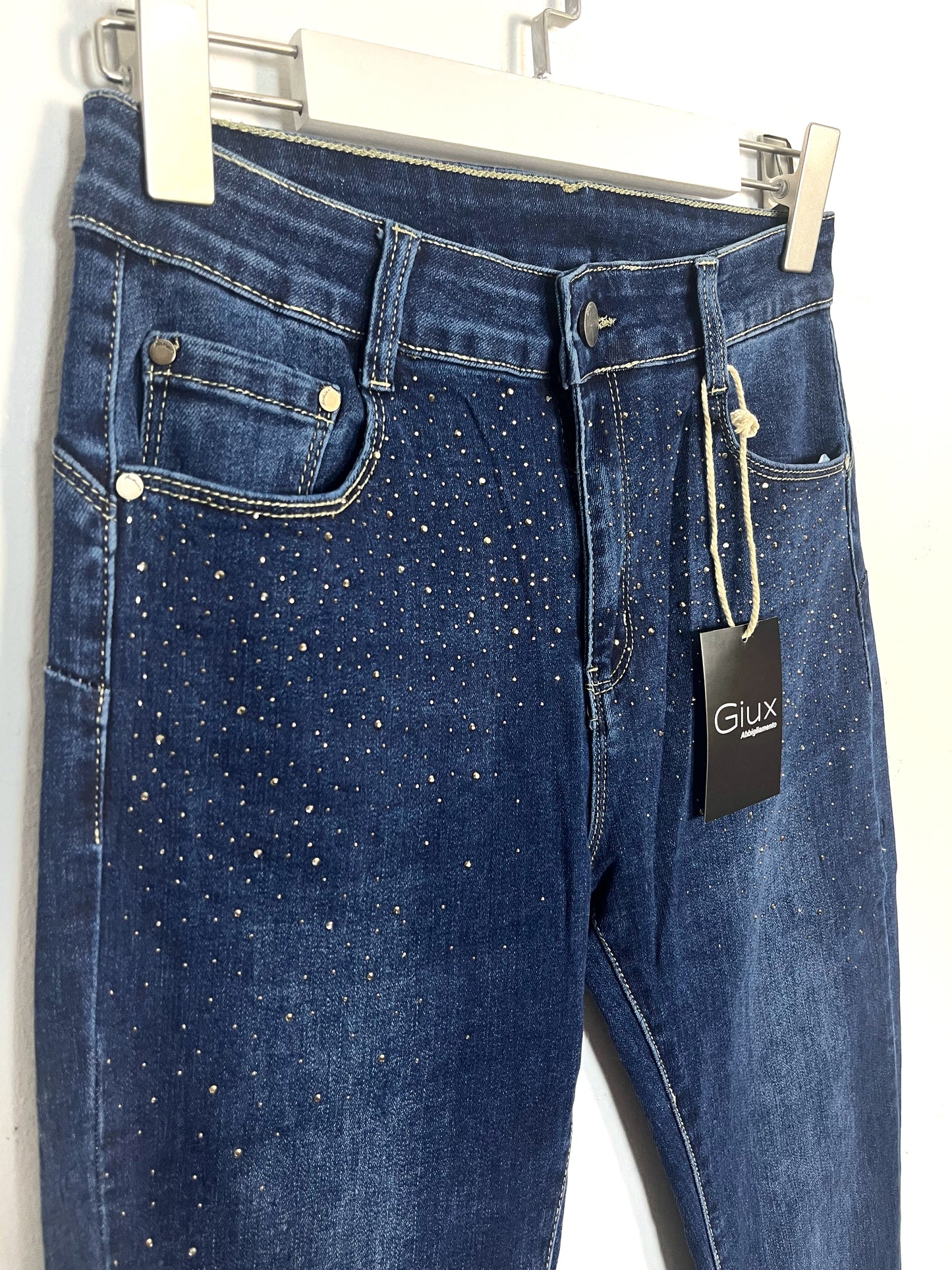 Jeans Borchiette e Strass ⚫️