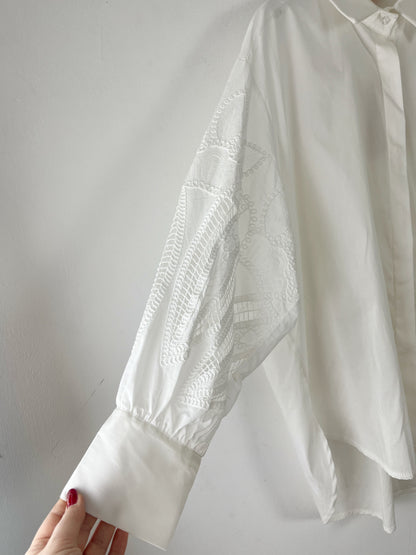 Camicia Manica Sangallo