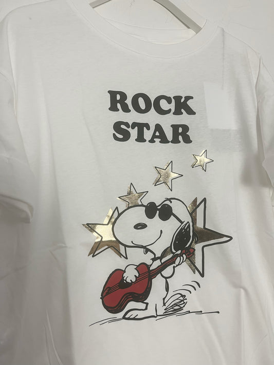 T-shirt Snoopy Stone & White