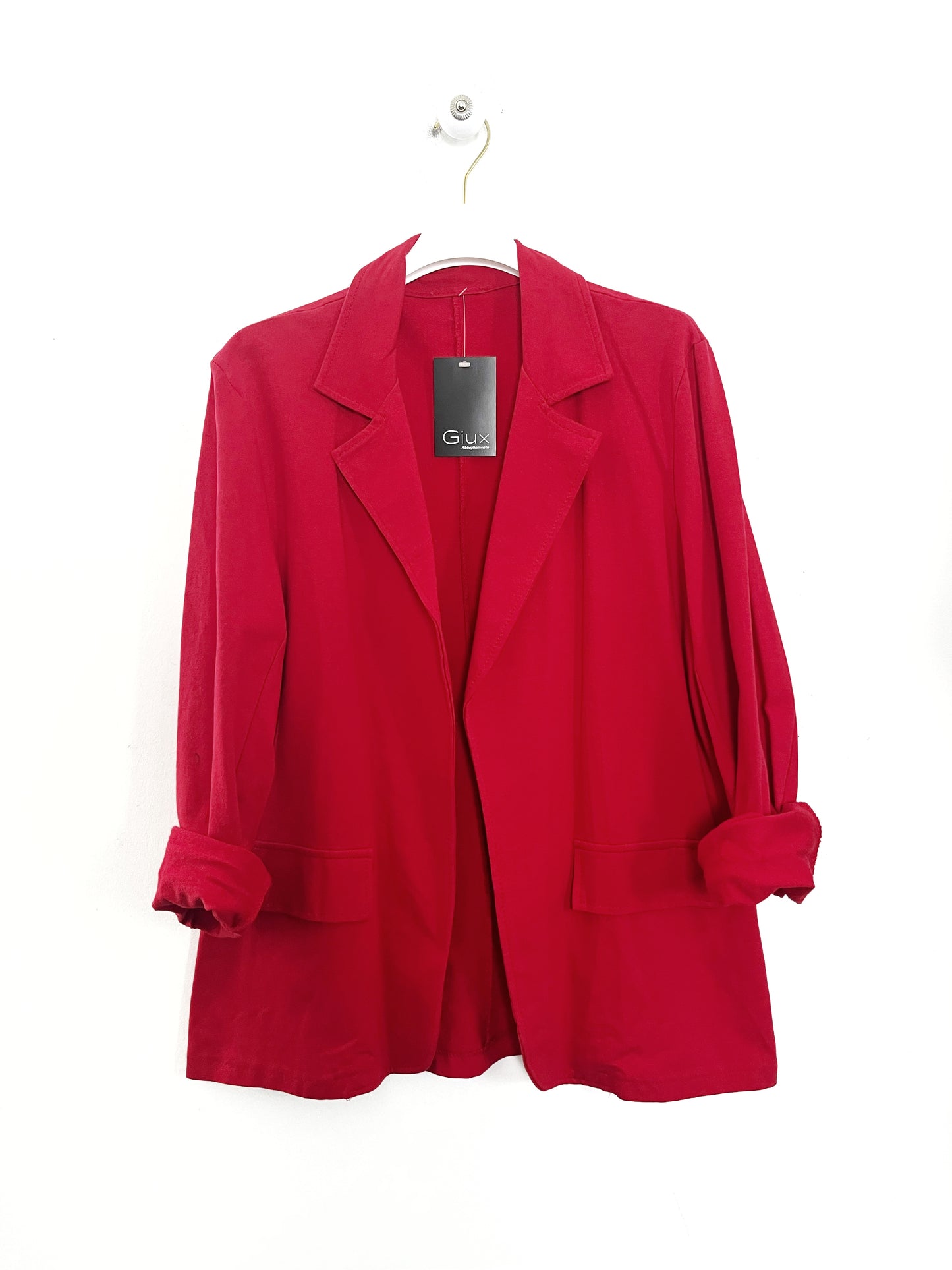 Blazer in felpa di cotone