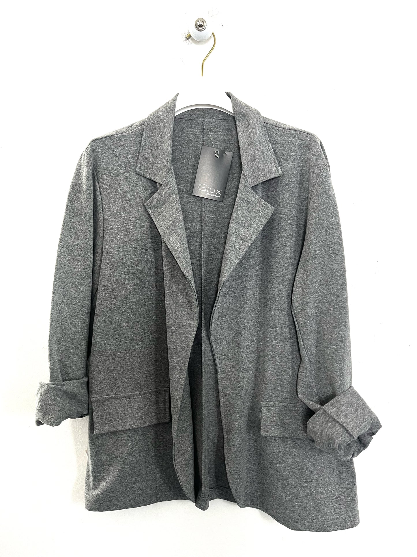 Blazer in felpa di cotone