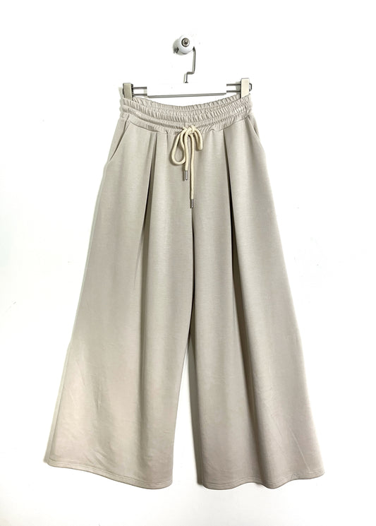 Pantalone fluido in tessuto tecnico