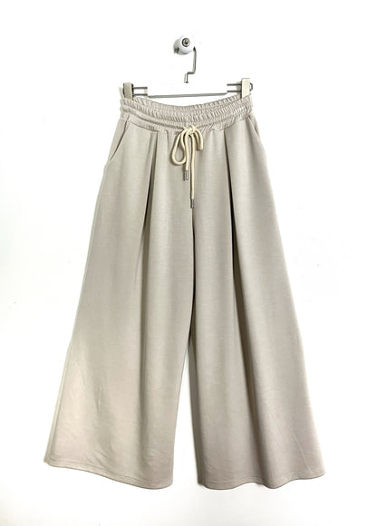 Pantalone fluido in tessuto tecnico