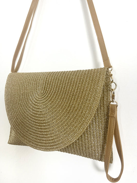 Bustina Pochette in iuta Oro
