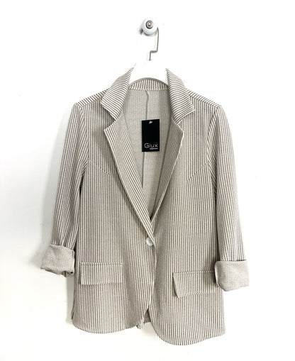 Blazer Millerighe lurex