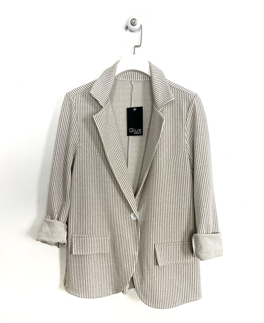 Blazer Millerighe lurex