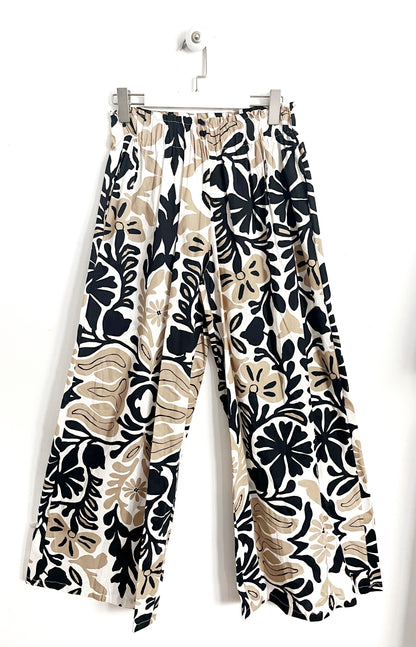 Pantalone a palazzo in cotone