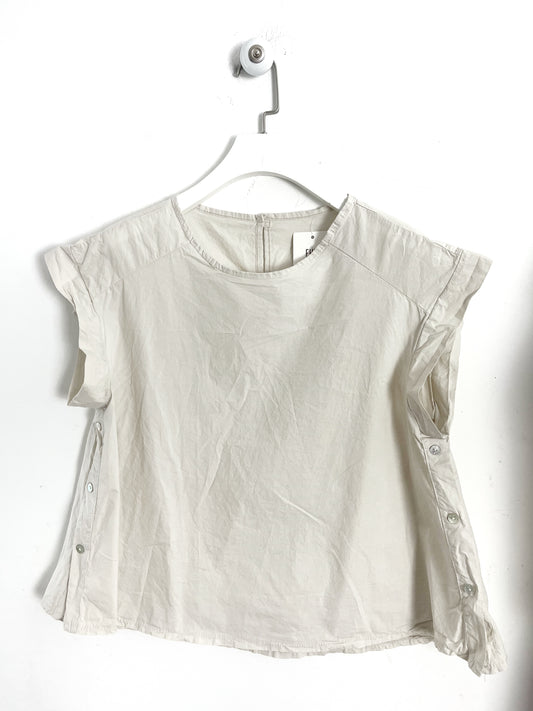 Blusa in tela di cotone