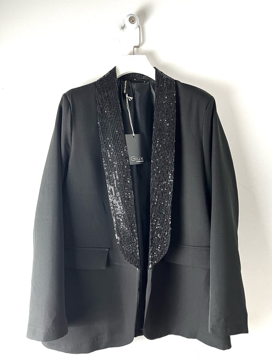 Blazer con paillettes Over
