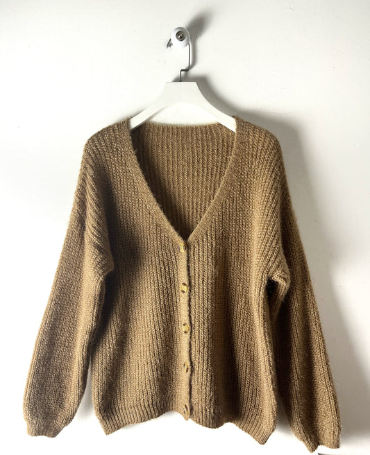 Cardigan in calda viscosa