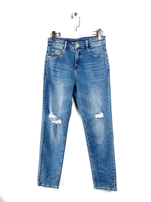Jeans Mum Fit strappati