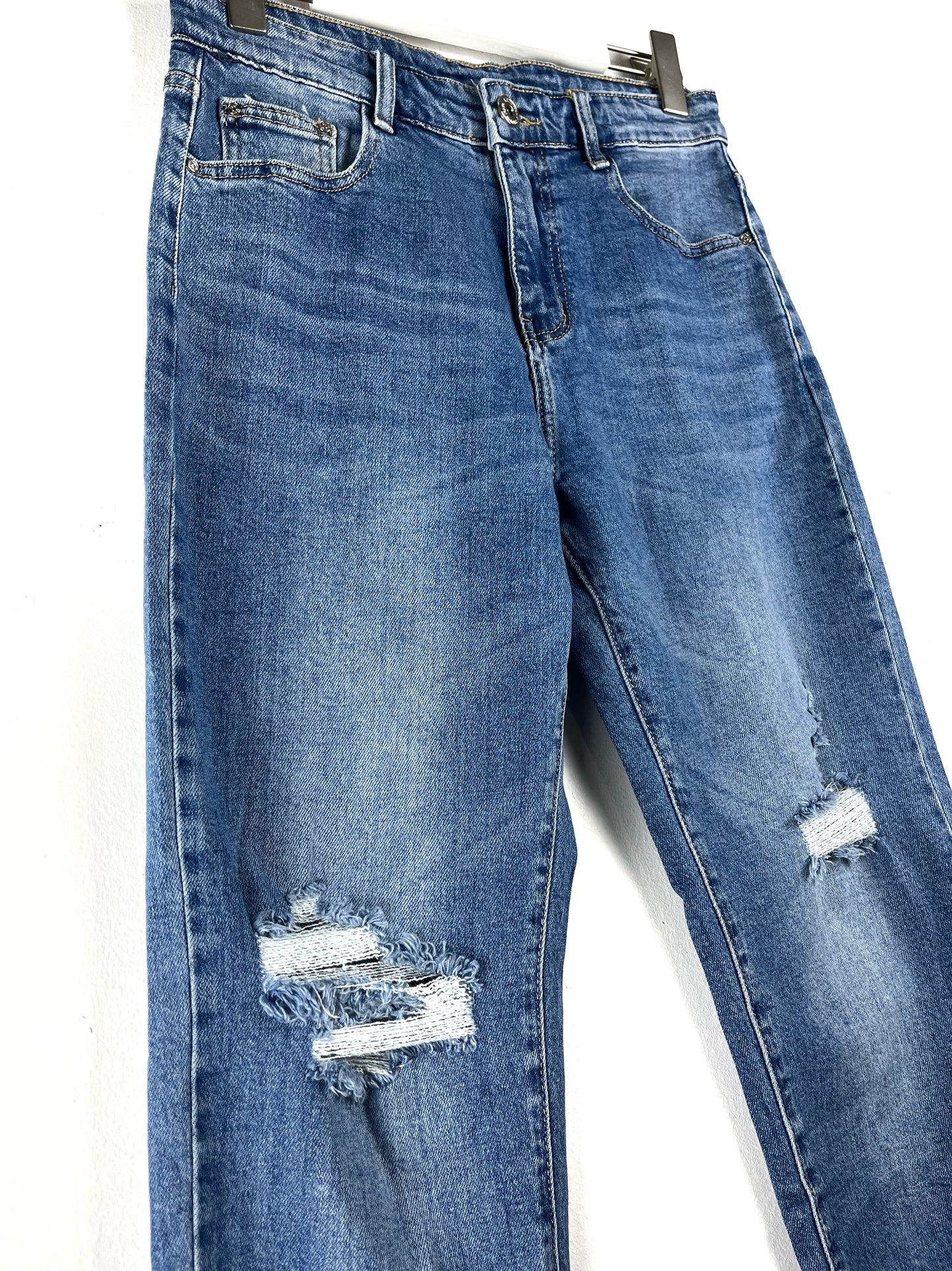 Jeans Mum Fit strappati