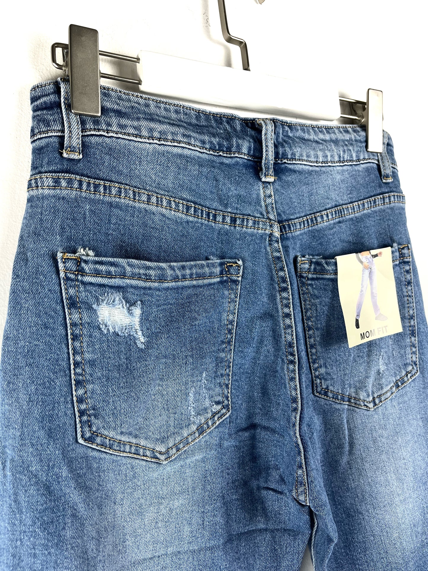 Jeans Mum Fit strappati