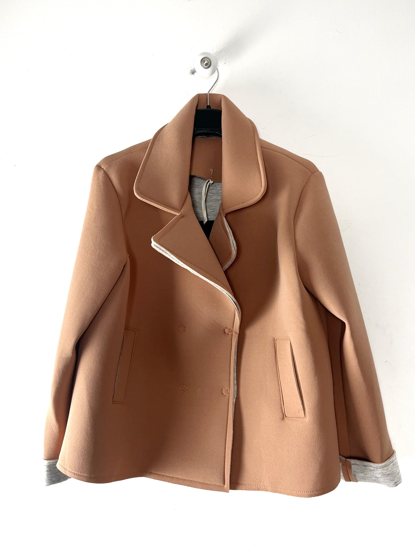 Giacca doppiopetto in neoprene