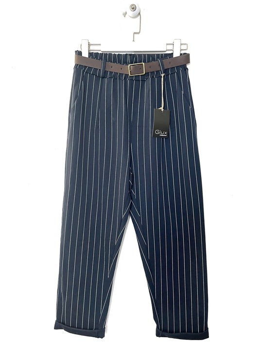 Pantalone America gessato