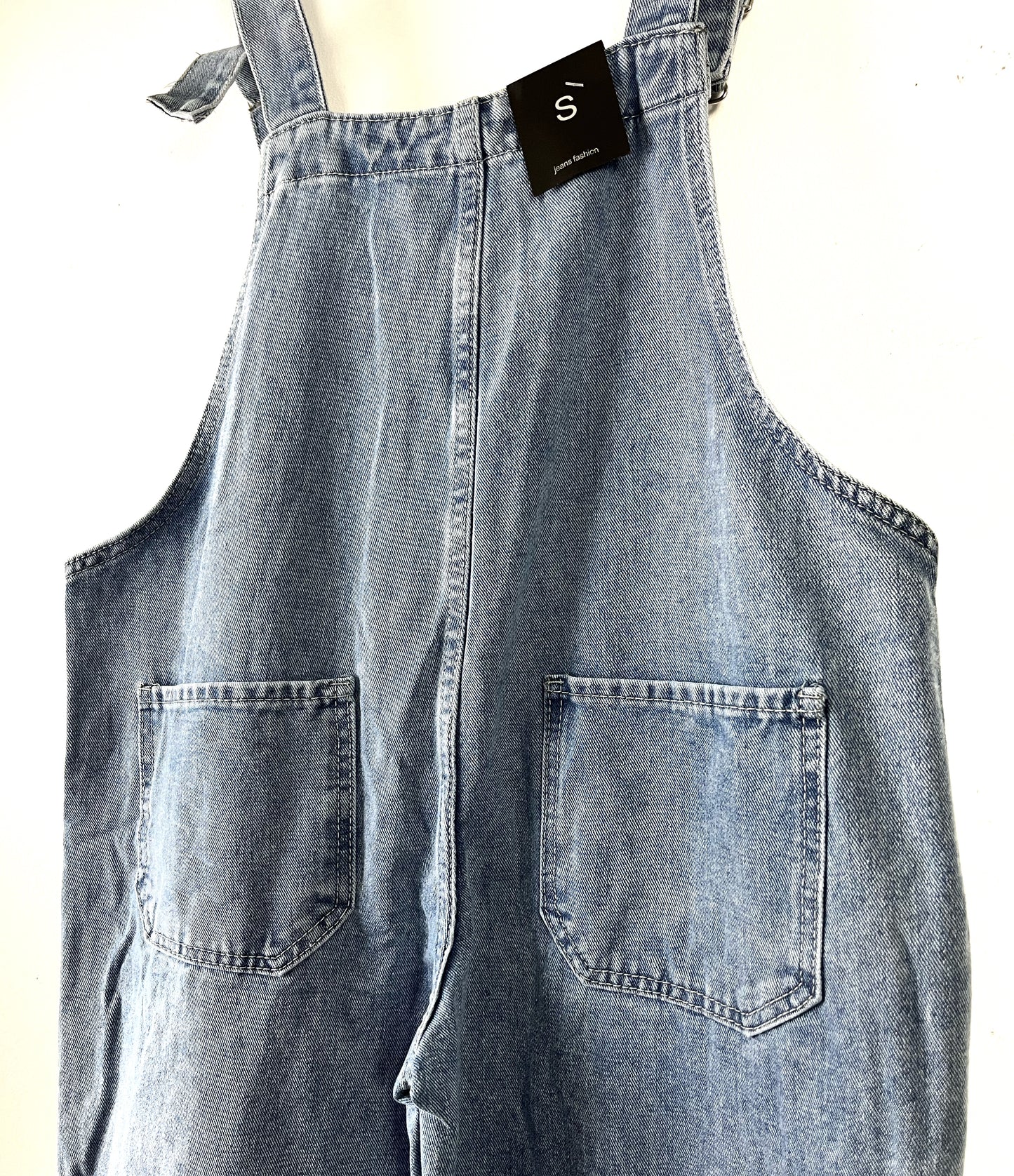 Salopette jeans chiaro