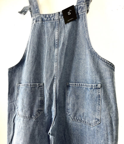 Salopette jeans chiaro