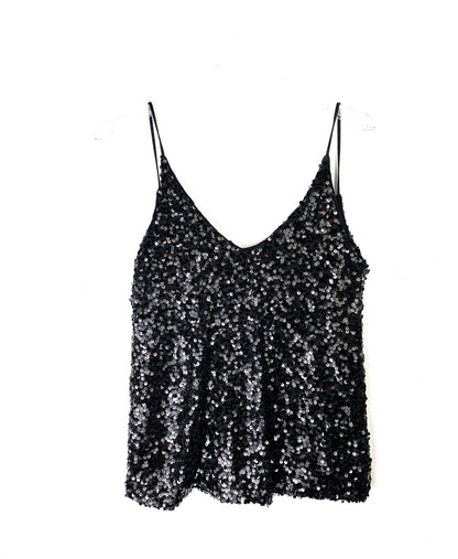 Top paillettes