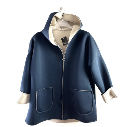 Giacca oversize neoprene