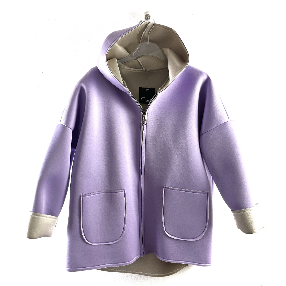 Giacca oversize neoprene