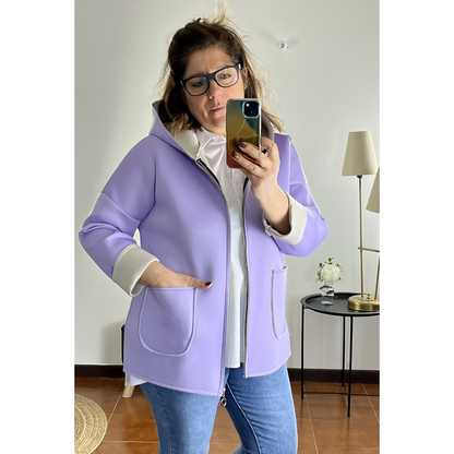 Giacca oversize neoprene