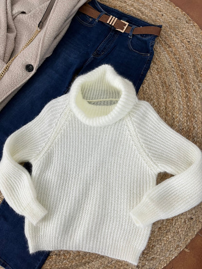 Dolcevita mohair cropped