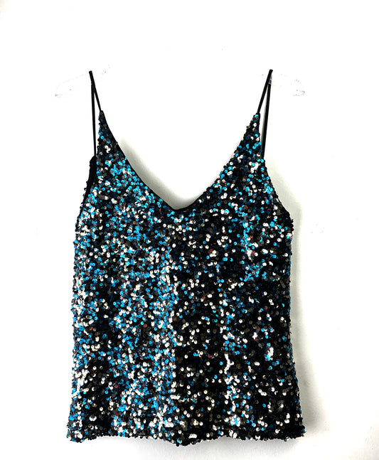 Top paillettes