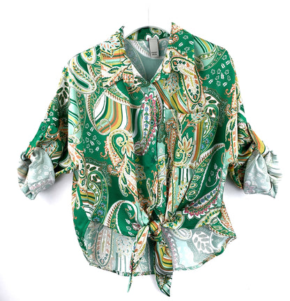 Camicia corta con nodo