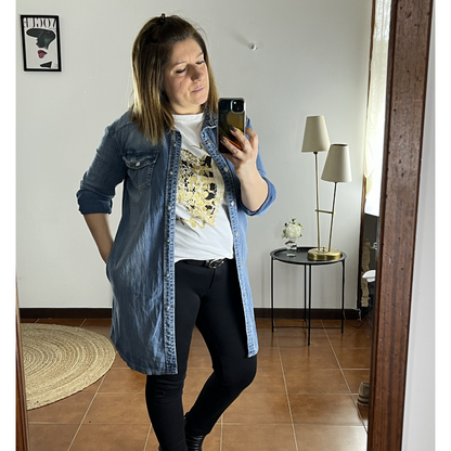 Camicione denim