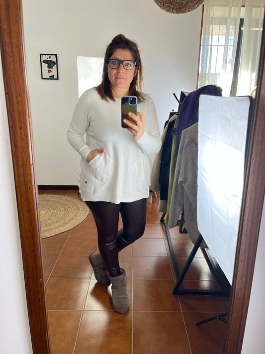 Maxi maglia bottoni