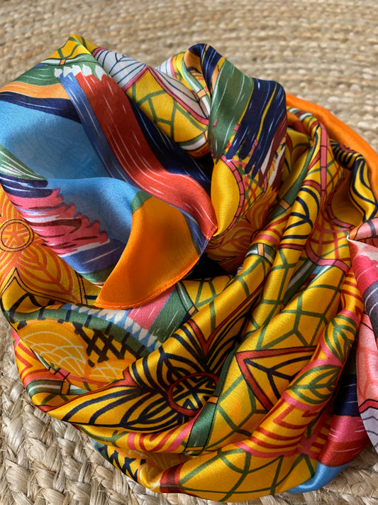 Foulard seta