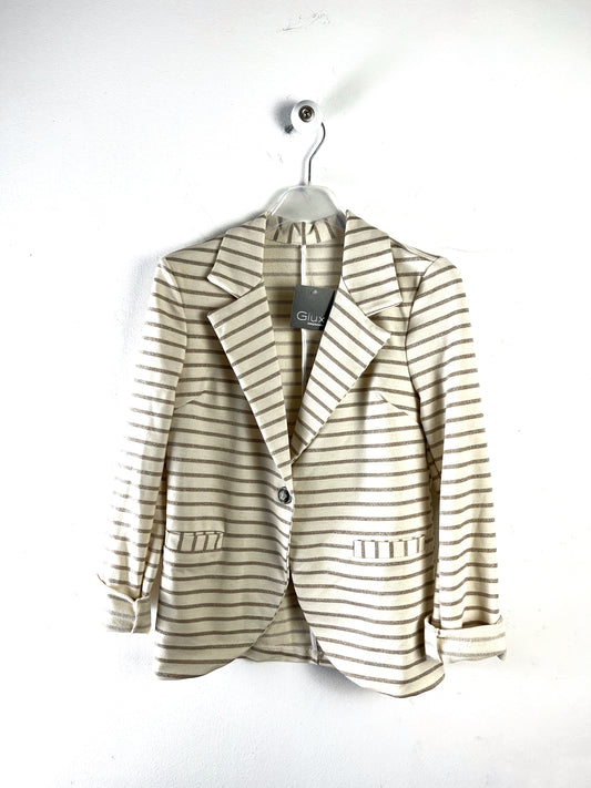 Blazer rigato lurex